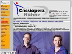 Sites similar to cassiopeia-buehne.de