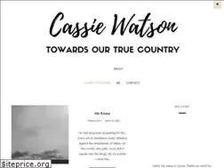 Sites similar to casswatson.com