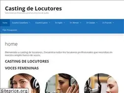 Sites similar to castingdelocutores.com