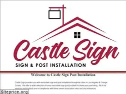 Sites similar to castlesign.com