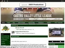 Sites similar to castrovalleylittleleague.org