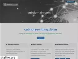 Sites similar to cat-horse-sitting.de.im