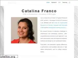 Sites similar to catalinafranco.com
