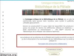 Sites similar to catalogue-pleiade.fr