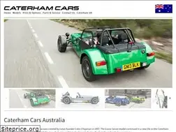 Sites similar to caterhamcars.com.au
