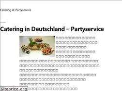 Sites similar to catering-partyservice.net