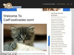Sites similar to catfoodinsider.com