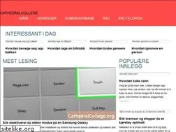 Sites similar to cathedralcollege.org