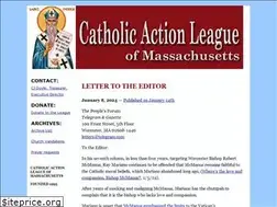 Sites similar to catholicactionleague.org