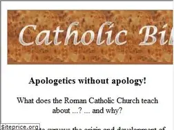 Sites similar to catholicapologetics.org