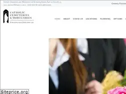 Sites similar to catholiccemeteriesla.org