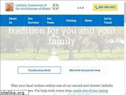 Sites similar to catholiccemeteriesmiami.org