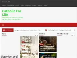 Sites similar to catholicforlife.com
