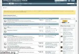 Sites similar to catholicforum.com