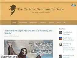 Sites similar to catholicgentlemansguide.com