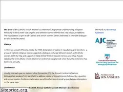 Sites similar to catholicjewishwomenla.org