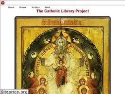 Sites similar to catholiclibrary.org