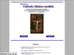 Sites similar to catholicmissionleaflets.org