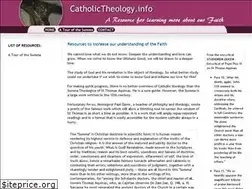 Sites similar to catholictheology.info