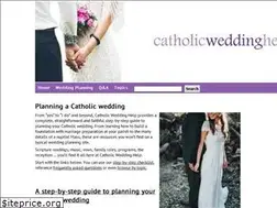 Sites similar to catholicweddinghelp.com