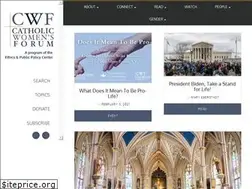 Sites similar to catholicwomensforum.org