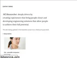 Sites similar to cathy-fang.com