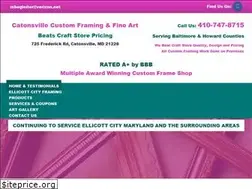 Sites similar to catonsvillecustomframes.com