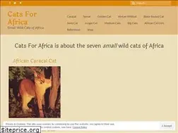 Sites similar to catsforafrica.co.za