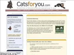 Sites similar to catsforyou.com