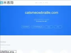 Sites similar to catsmeowbraille.com