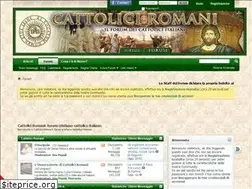 Sites similar to cattoliciromani.com