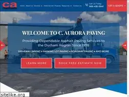 Sites similar to caurorapaving.com
