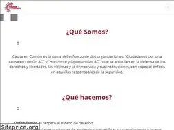 Sites similar to causaencomun.org.mx