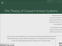 Sites similar to causal-fermion-system.com