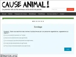 Sites similar to cause-animal.com