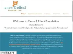 Sites similar to causeandeffectfoundation.com