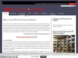 Sites similar to causefreudienne.net