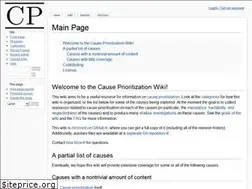 Sites similar to causeprioritization.org