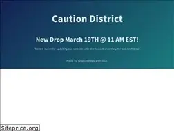 Sites similar to cautiondistrict.com