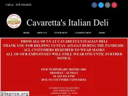 Sites similar to cavarettasdeli.com