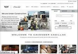 Sites similar to cavendercadillac.com