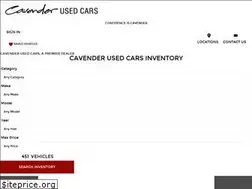 Sites similar to cavenderusedcars.com