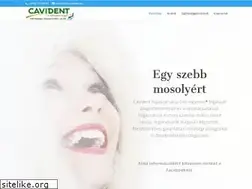 Sites similar to cavident.hu