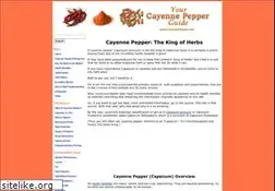 Sites similar to cayennepepper.info