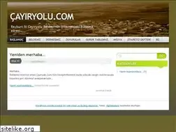 Sites similar to cayiryolu.wordpress.com