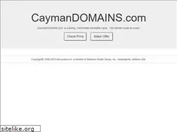Sites similar to caymandomains.com
