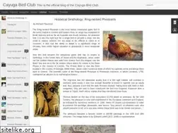 Sites similar to cayugabirdclub.blogspot.com