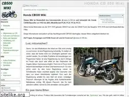 Sites similar to cb500-wiki.de