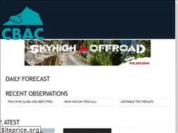 Sites similar to cbavalanchecenter.org