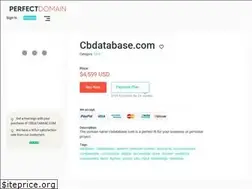 Sites similar to cbdatabase.com